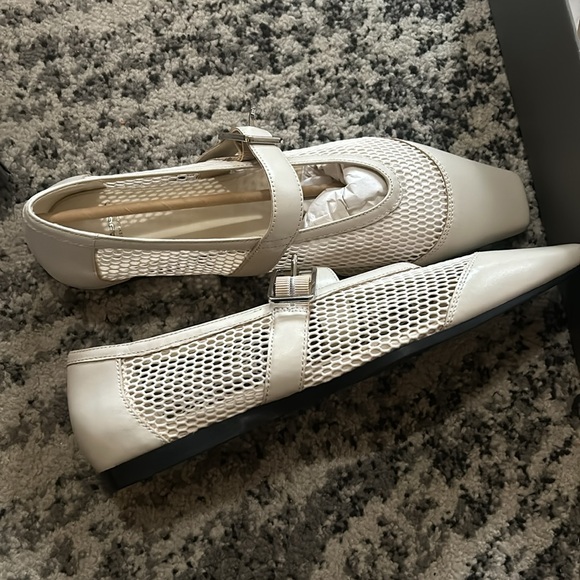 Vagabond Shoemakers Wioletta Mesh Ballet Flat Off White - Picture 6 of 11